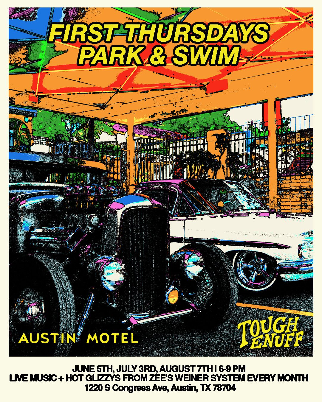 Tough enuff artwork (abstracted cars)