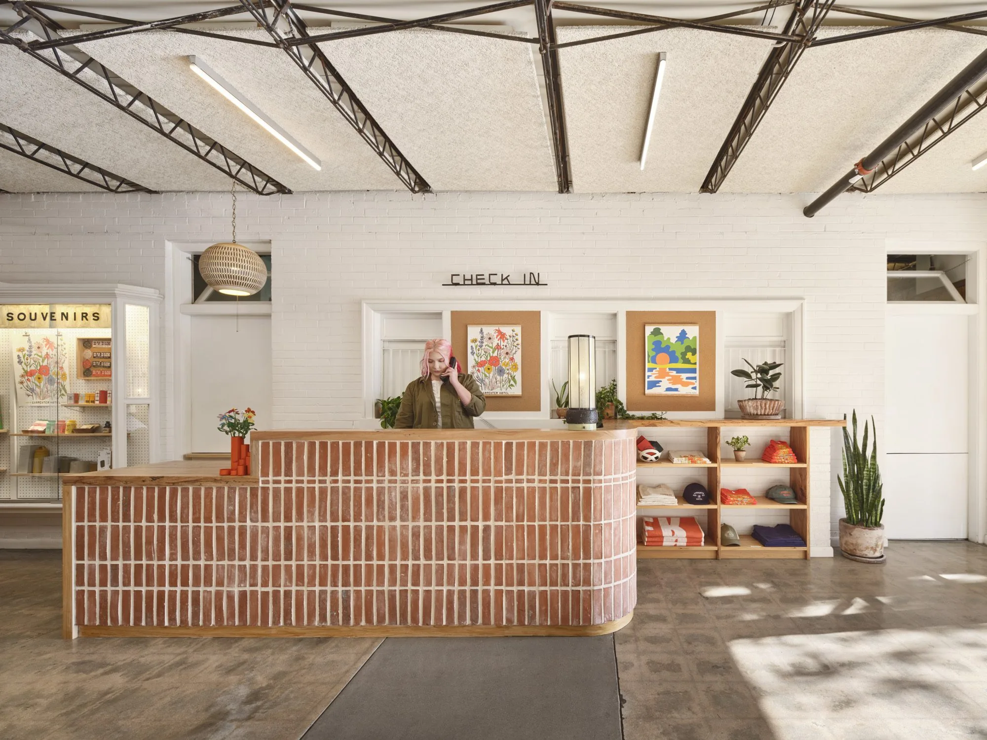 Carpenter Hotel check in counter