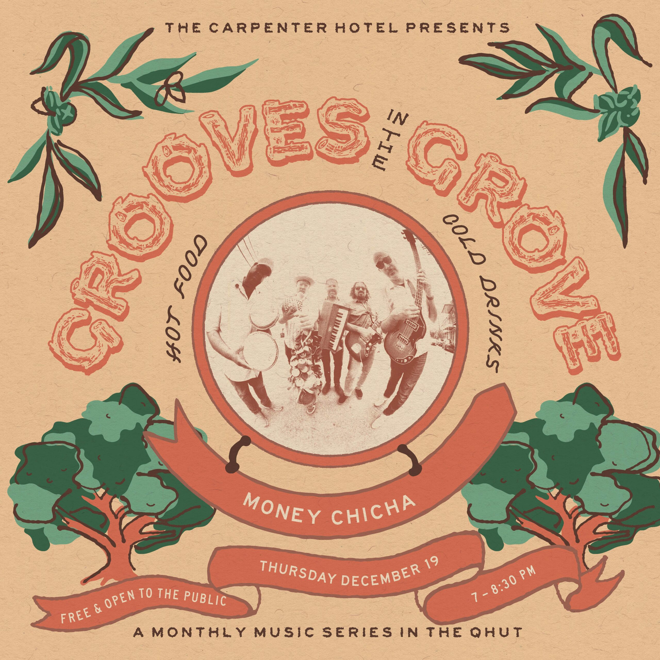 money chicha grooves in the grove