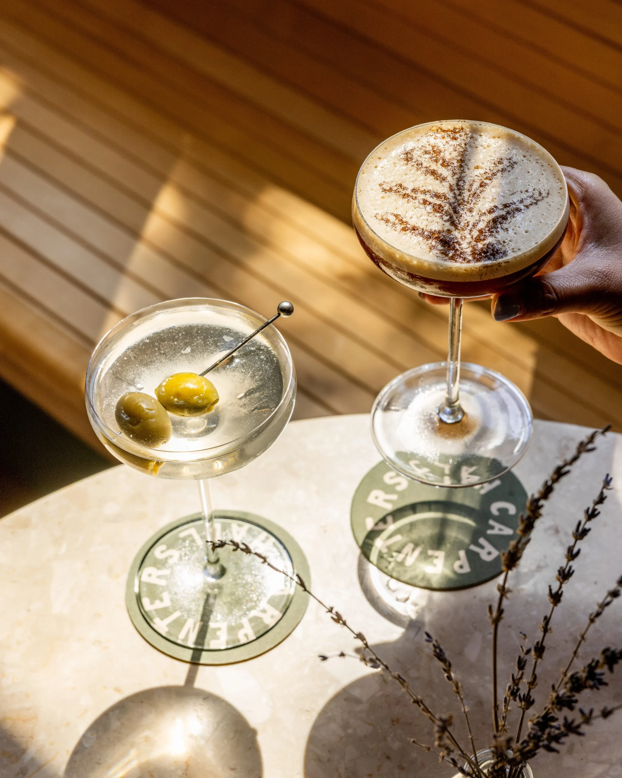 cocktails from carpenters hall