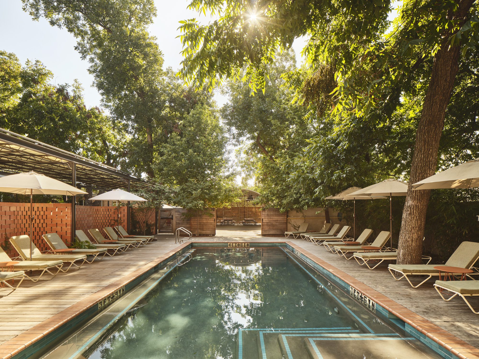 View of the Carpenter Hotel Pool
