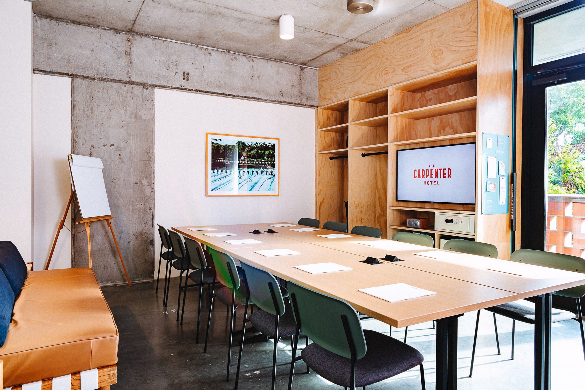 Interior view of the Carpenter Hotel Conference Room
