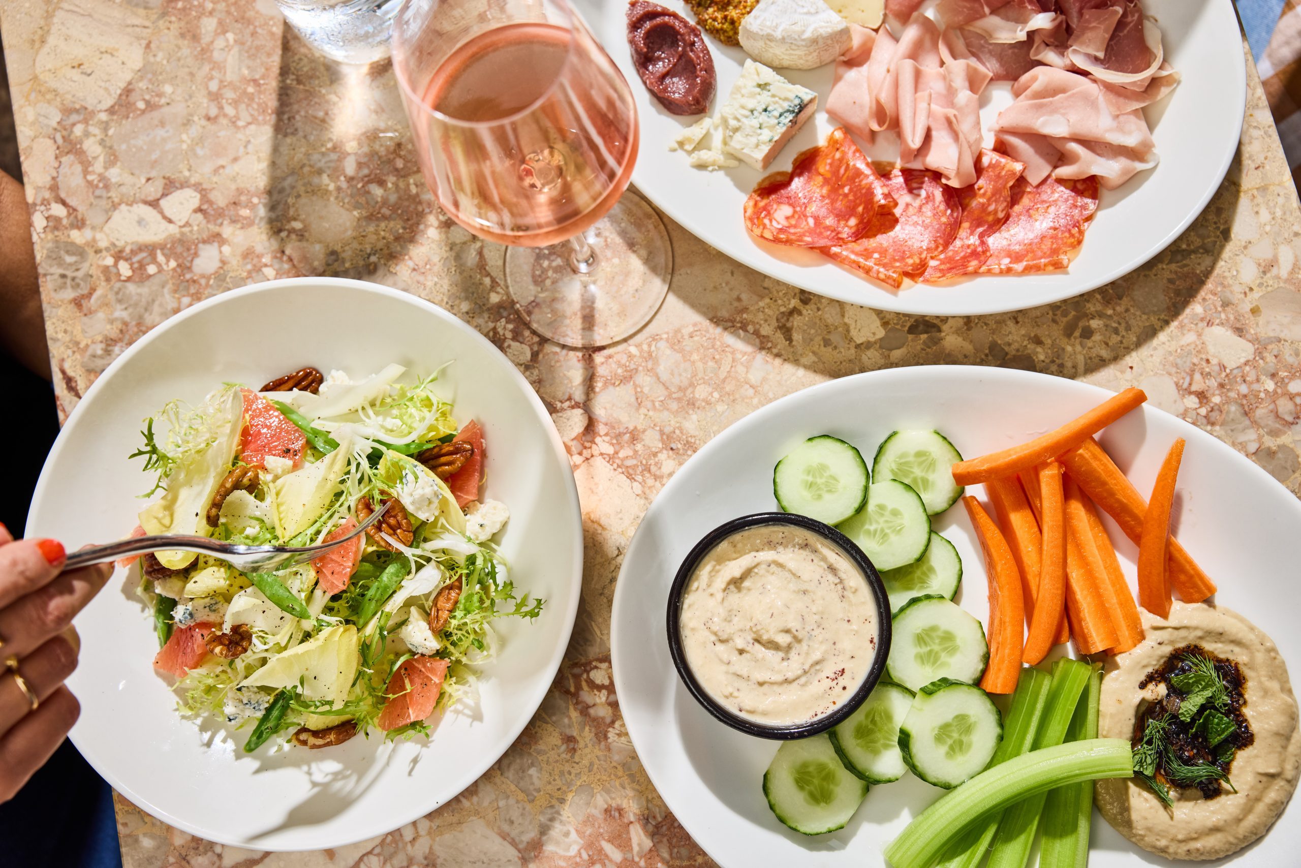A selection of meals on a table