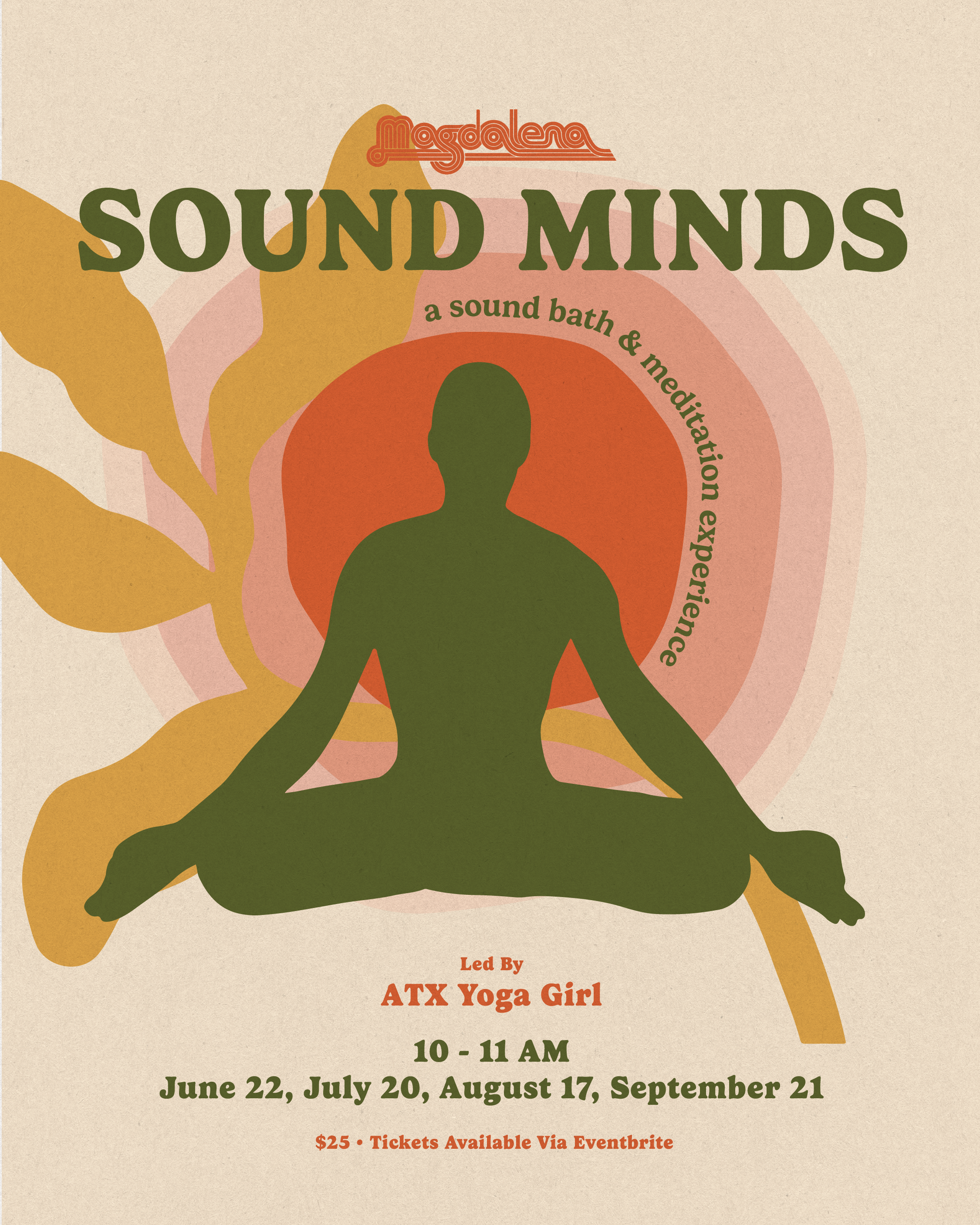 sound bath and meditation experience poster