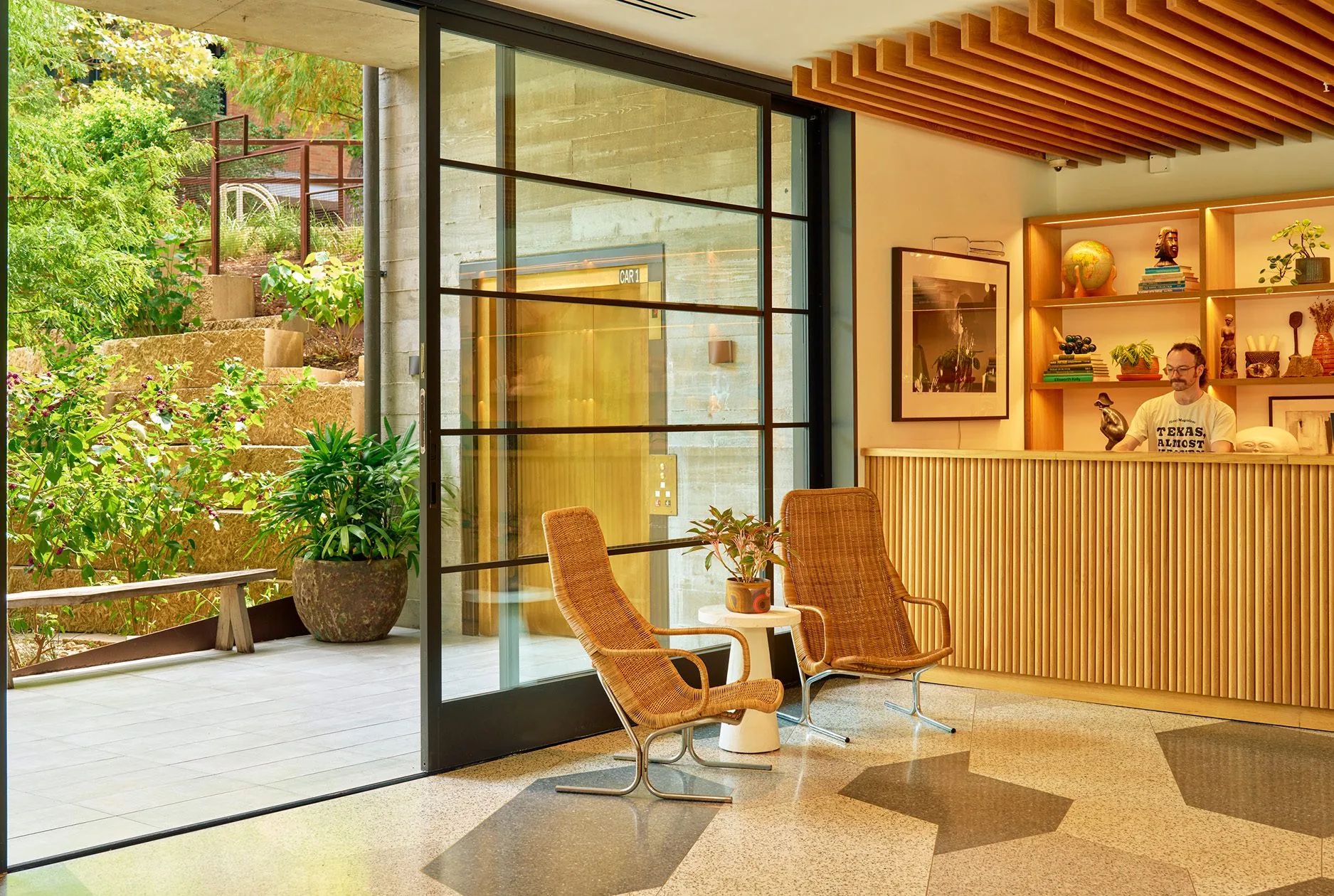 Hotel Magdalena Lobby Interior Detail