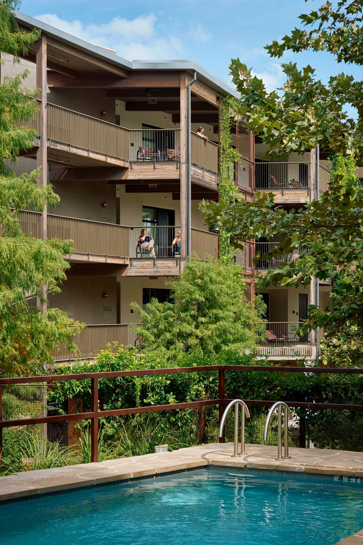 Hotel Magdalena Pool with Breezeway View