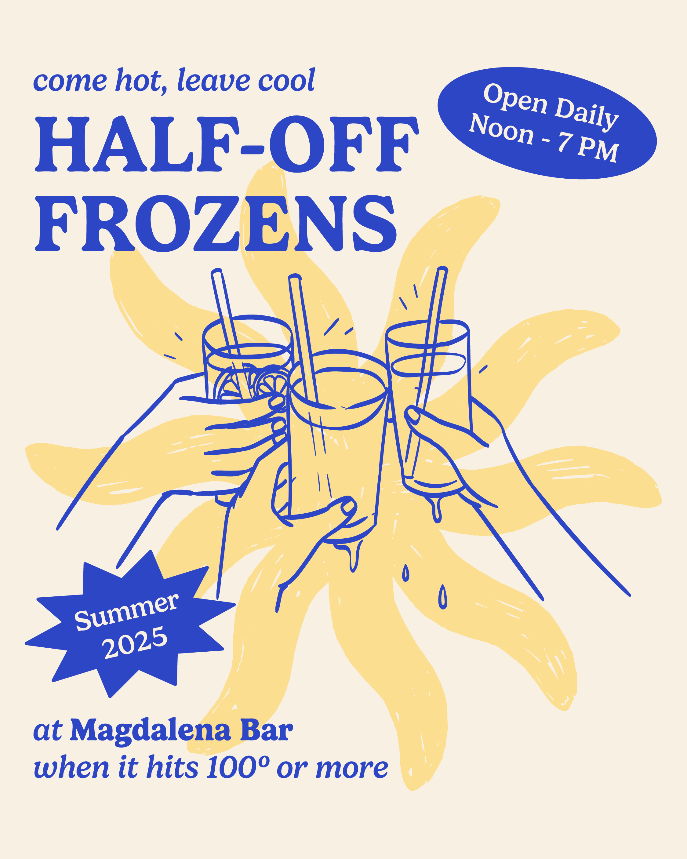 half-off frozen graphic