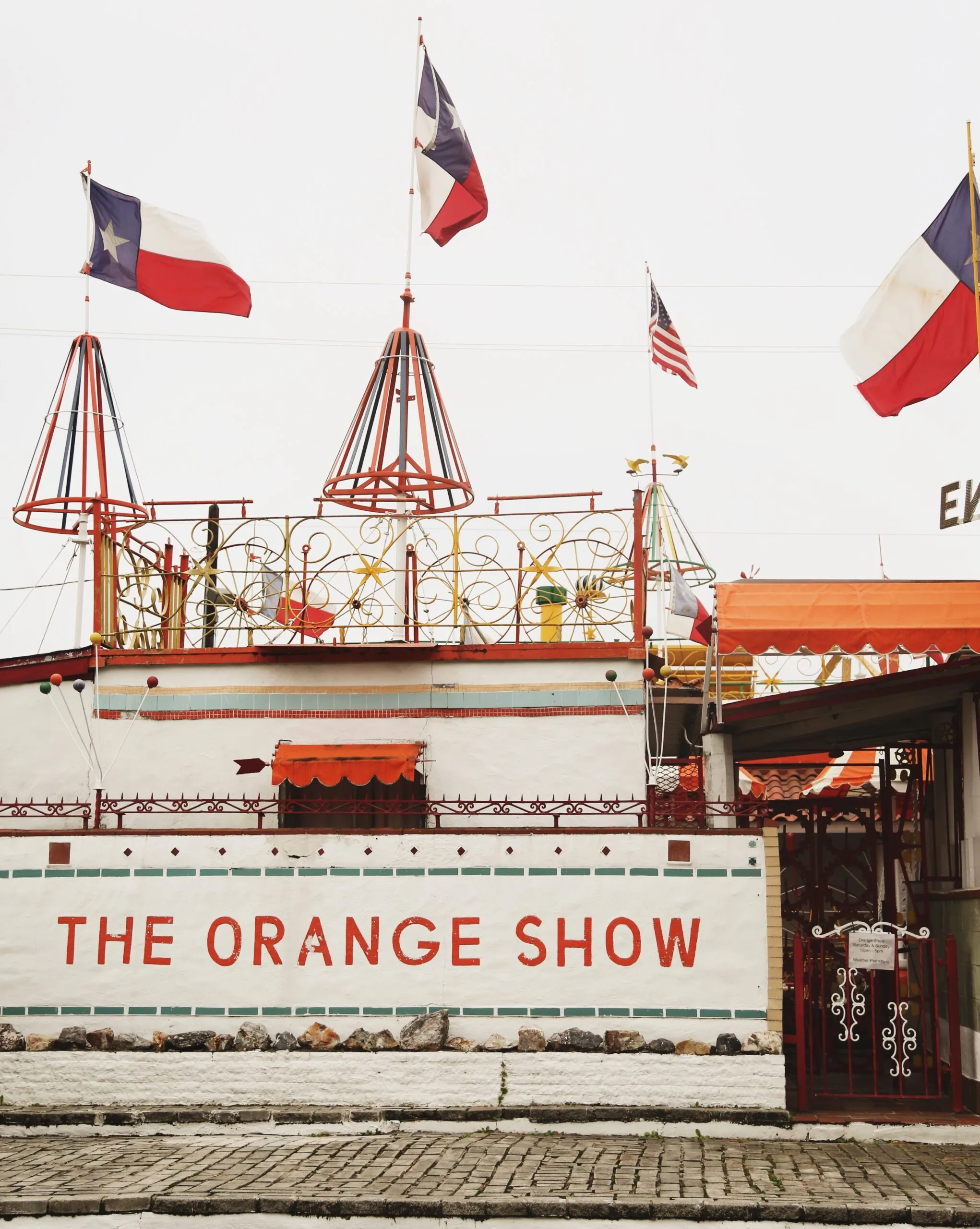 Exterior of the orange show