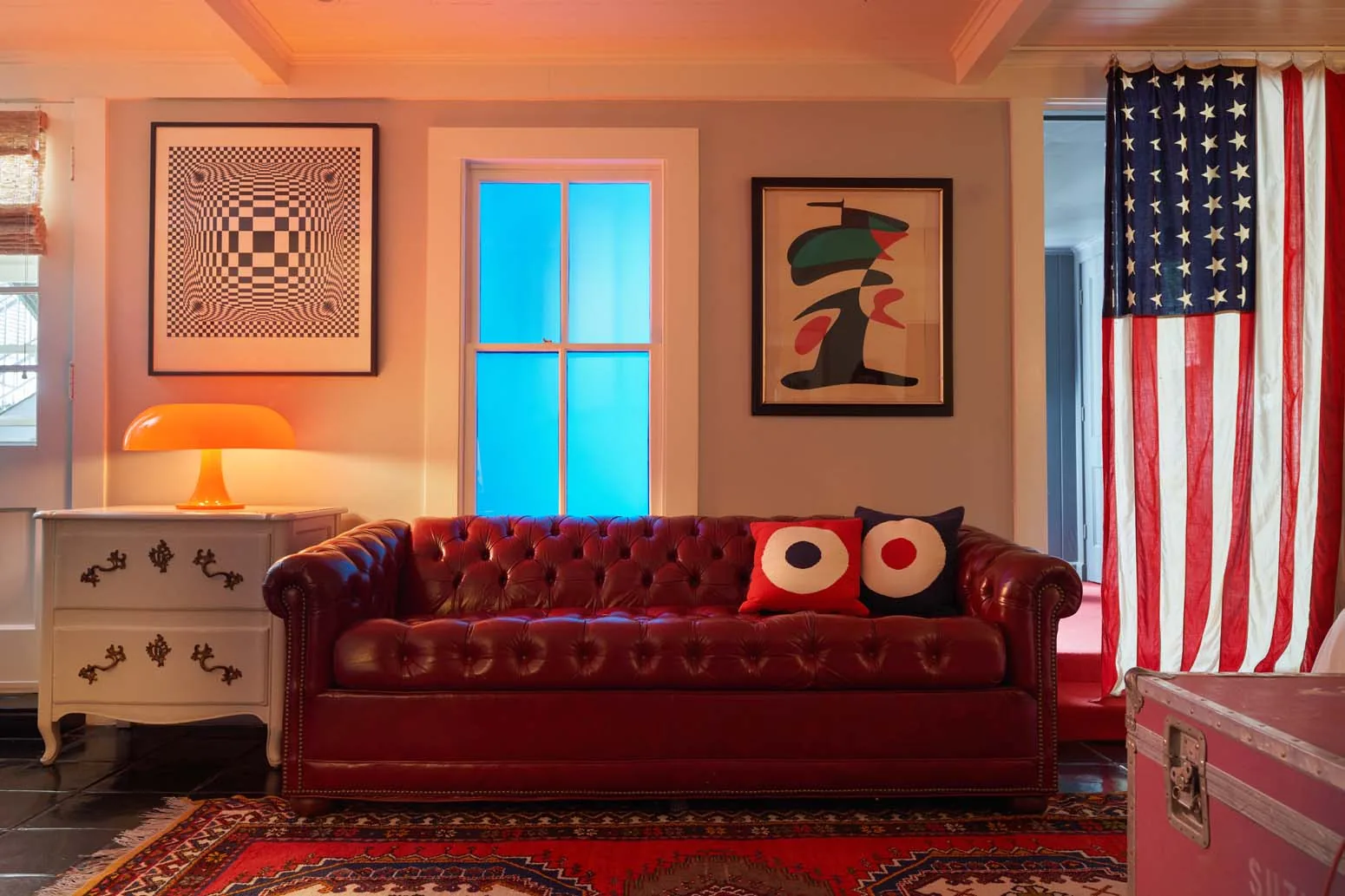 Interior of Suite Five at Hotel Saint Cecilia