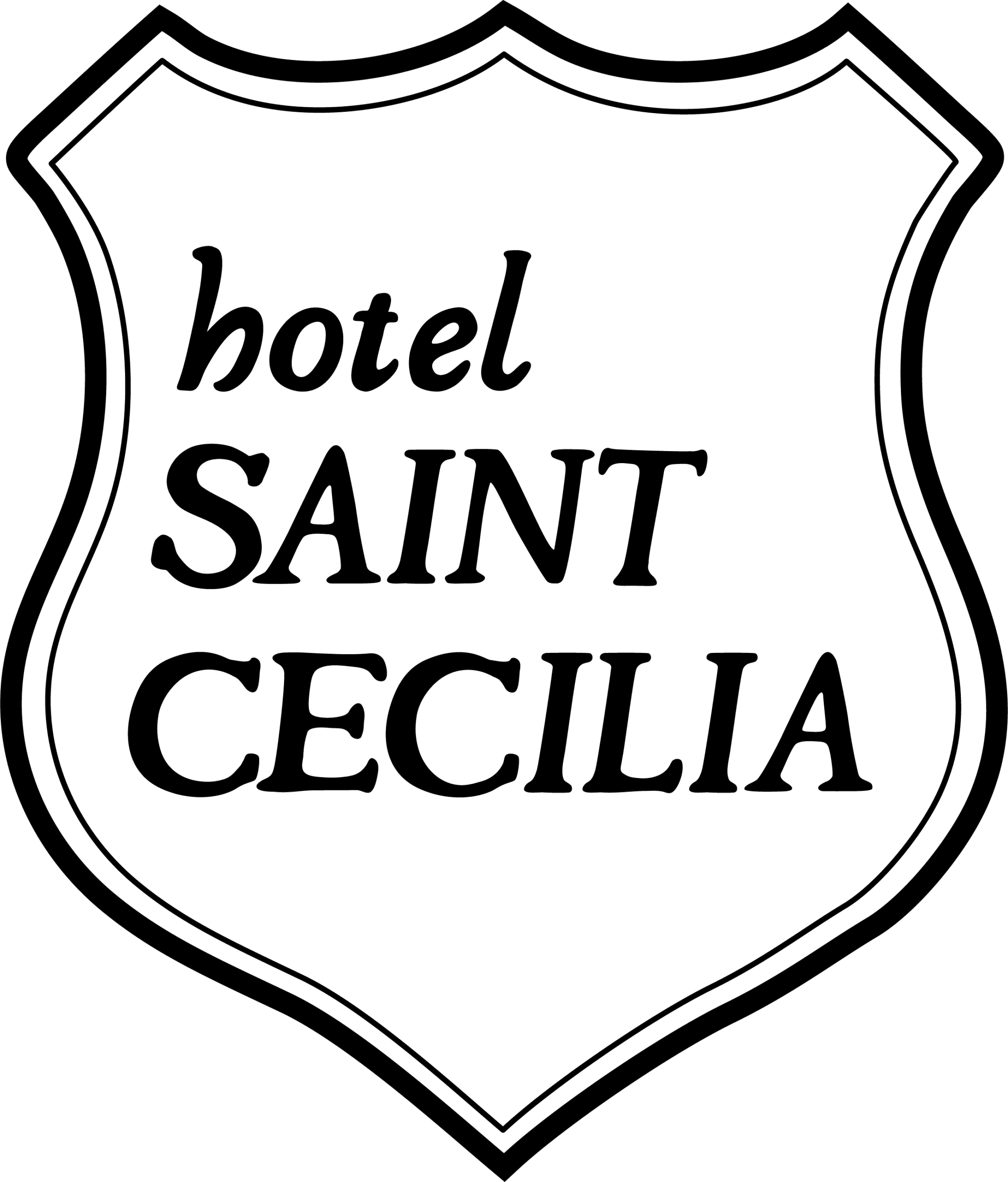 Hotel Saint Cecilia shield logo