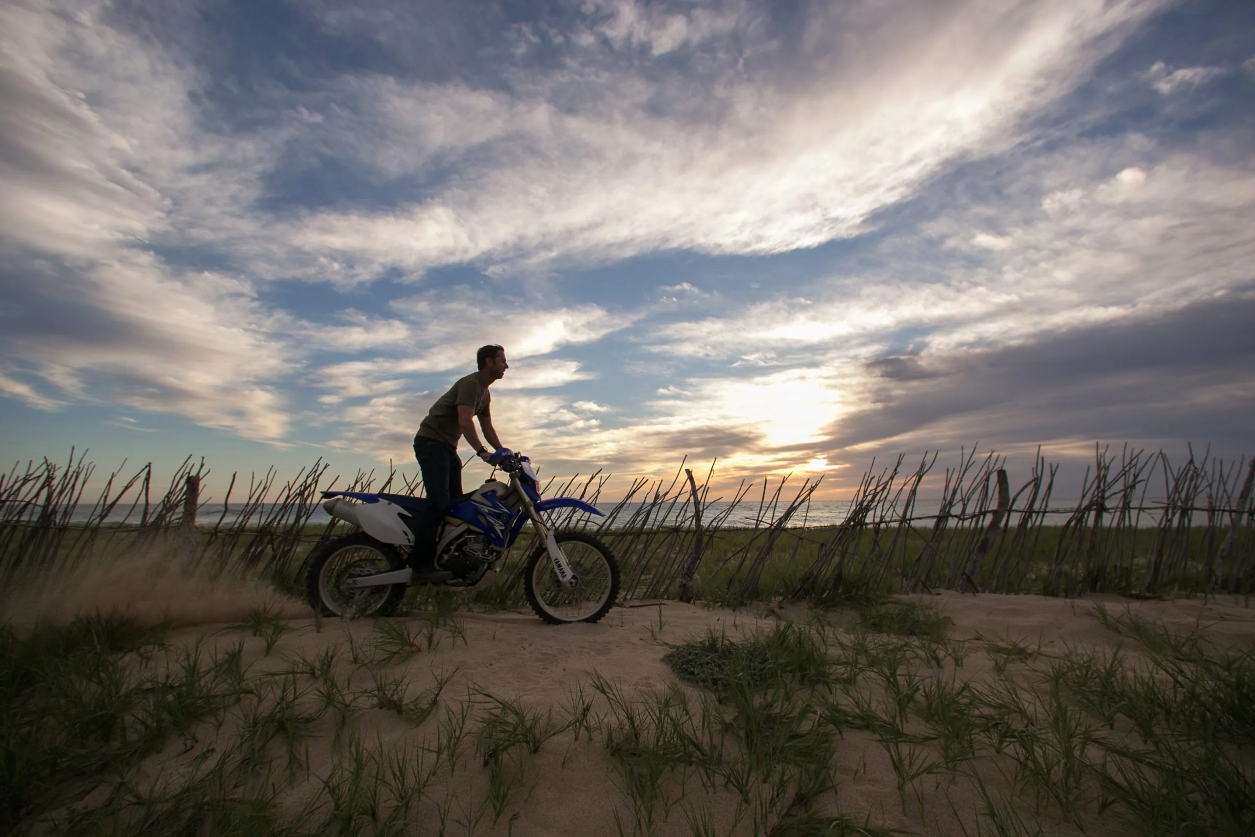 person riding motorcyle