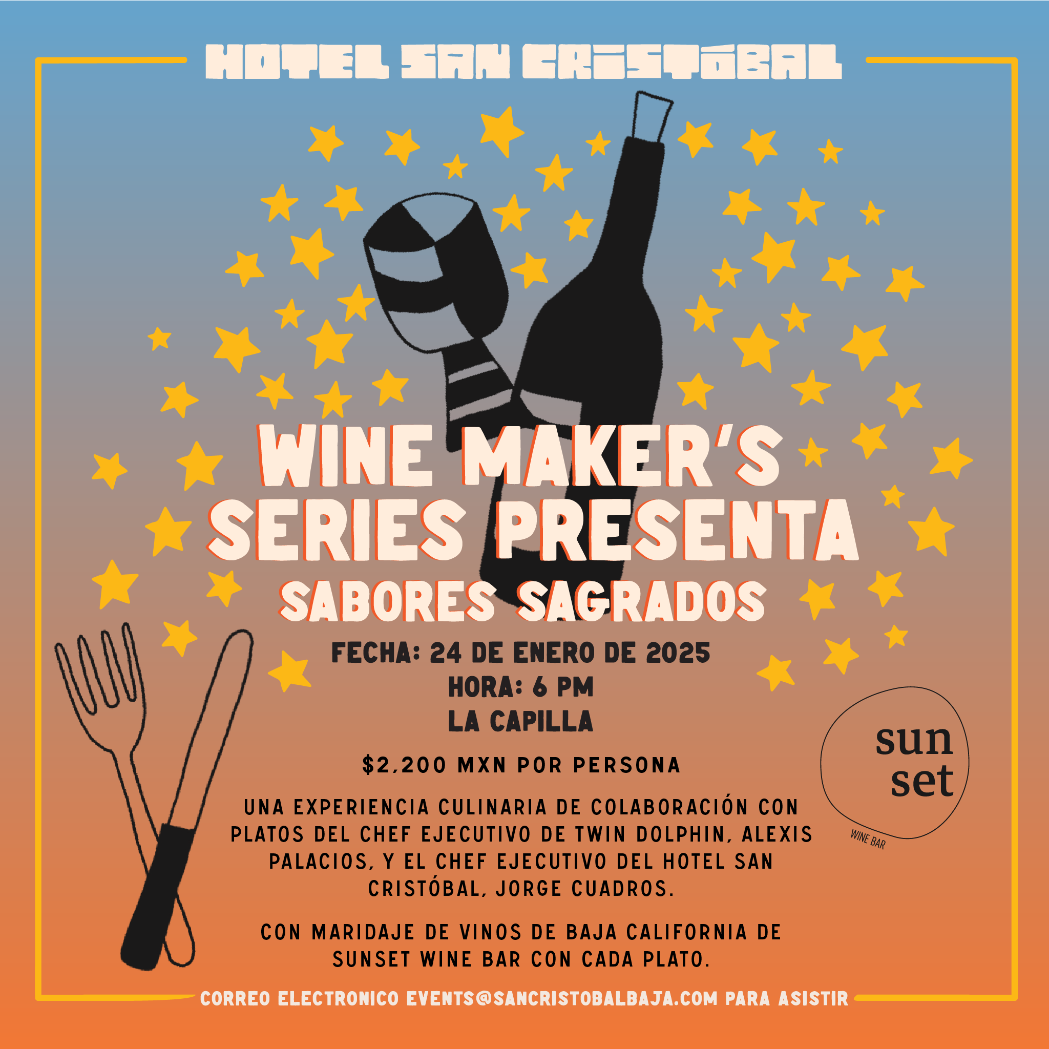winemaker's dinner spanish