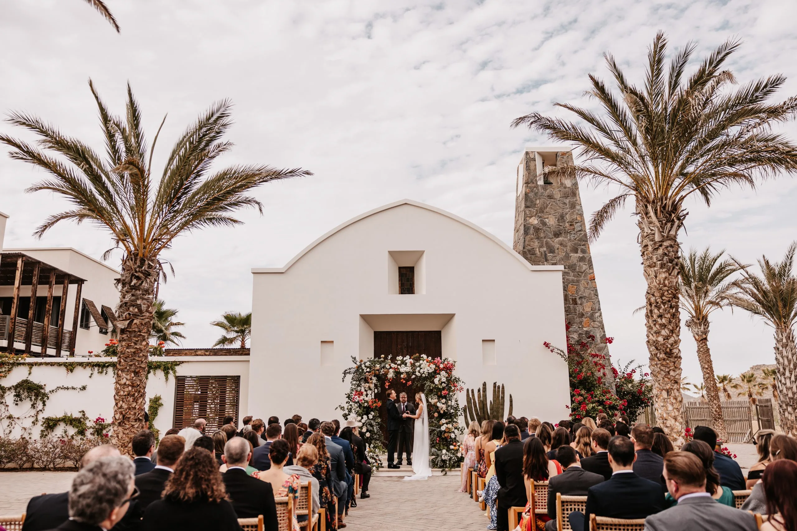 wedding ceremony in the plaza
