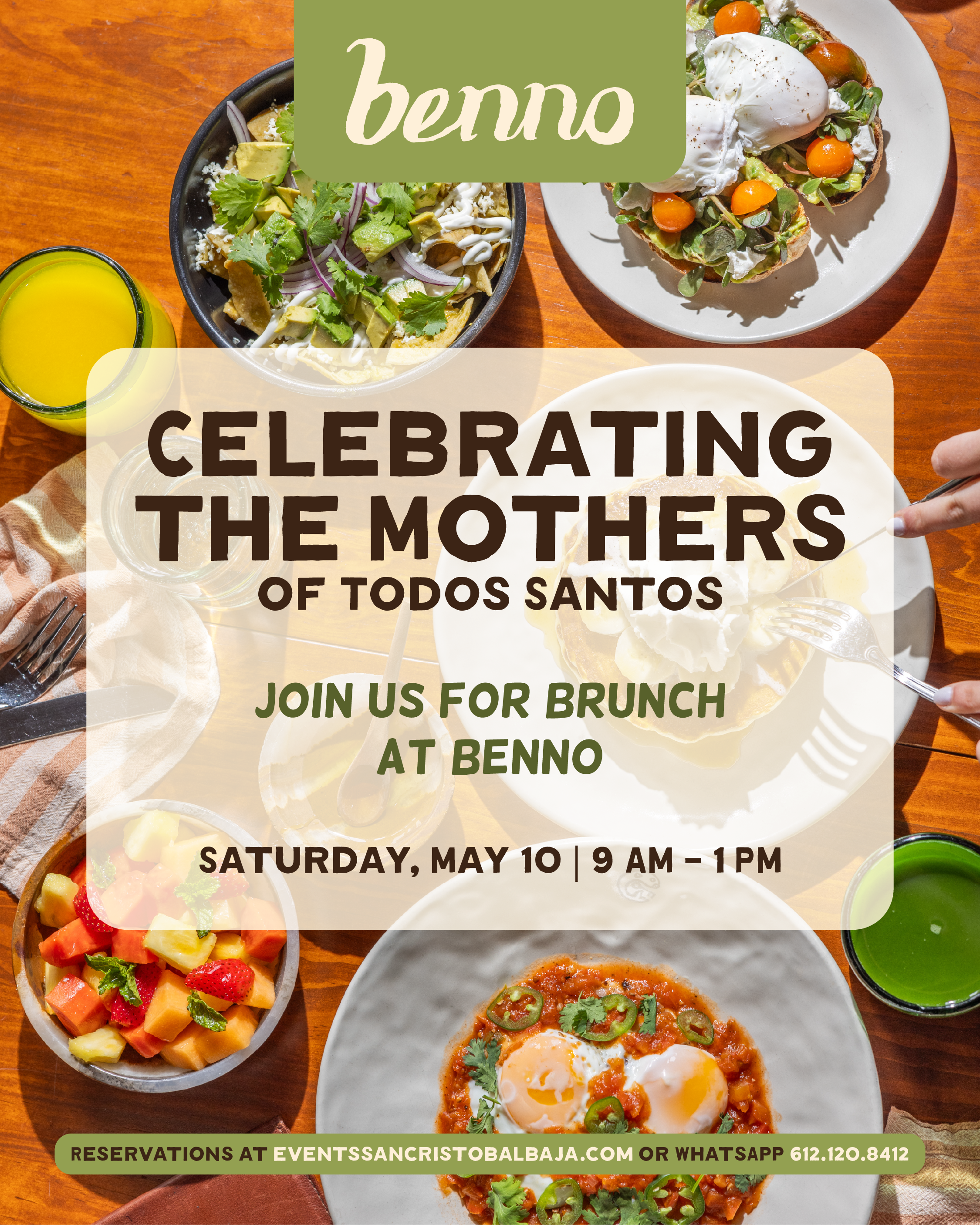 mothers day at benno