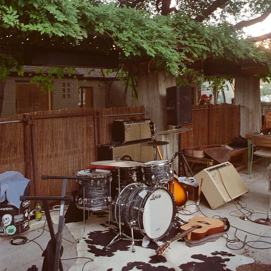 Intruments in the Courtyard of Hotel San Jose
