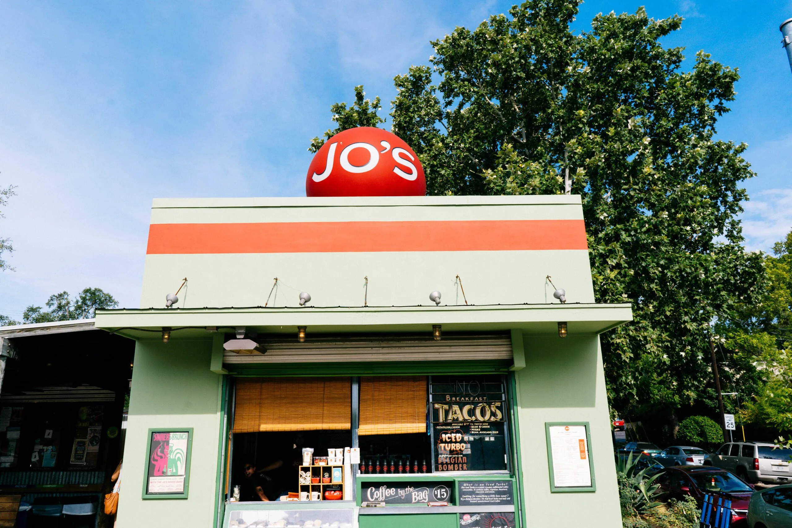 Outside view of Jo's coffee