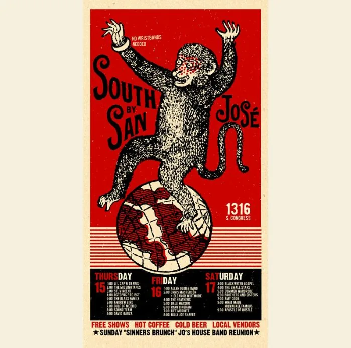 South by San jose poster