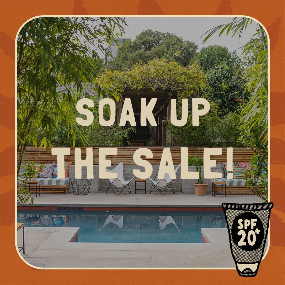 Soak up the sale poster