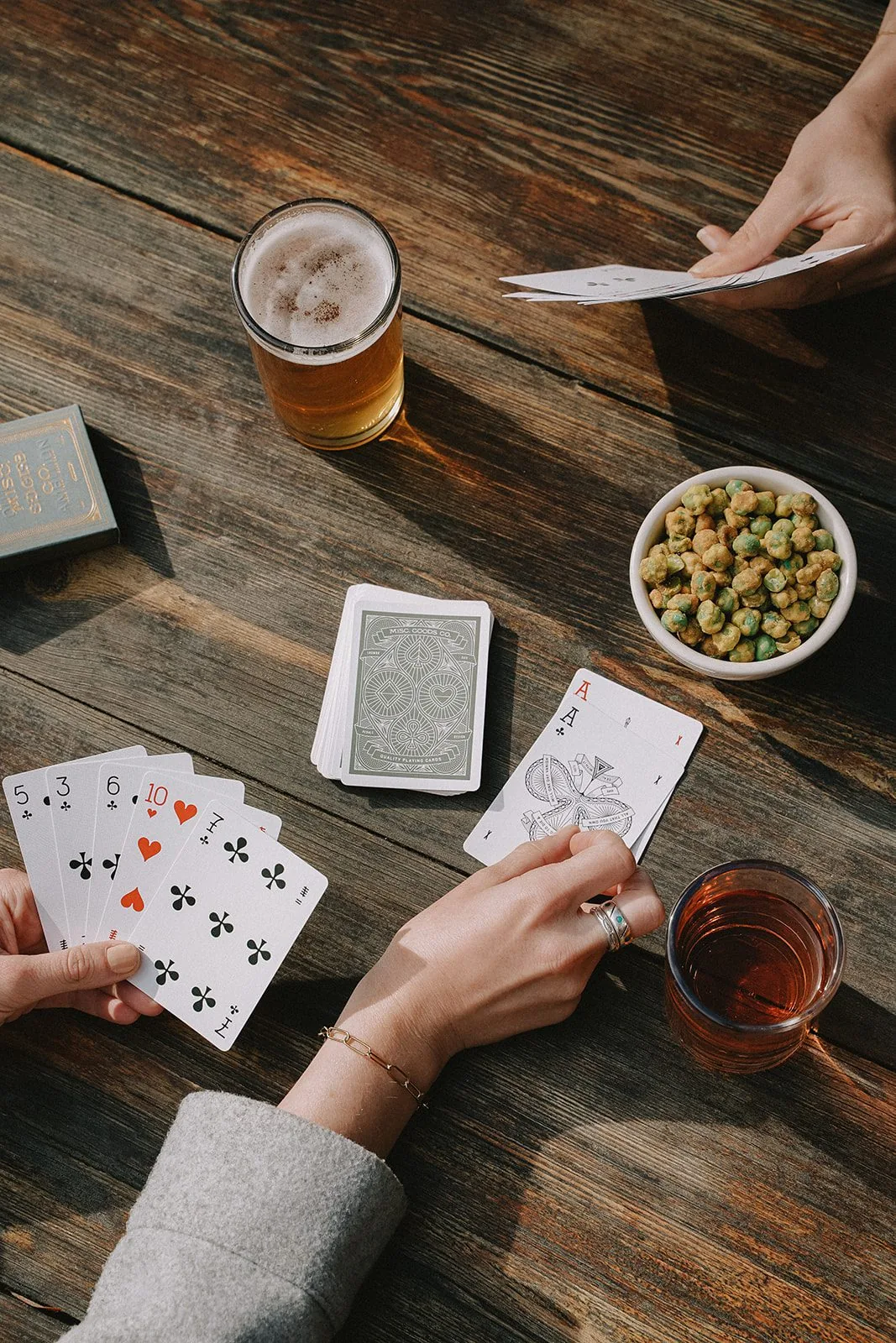 People playing cards