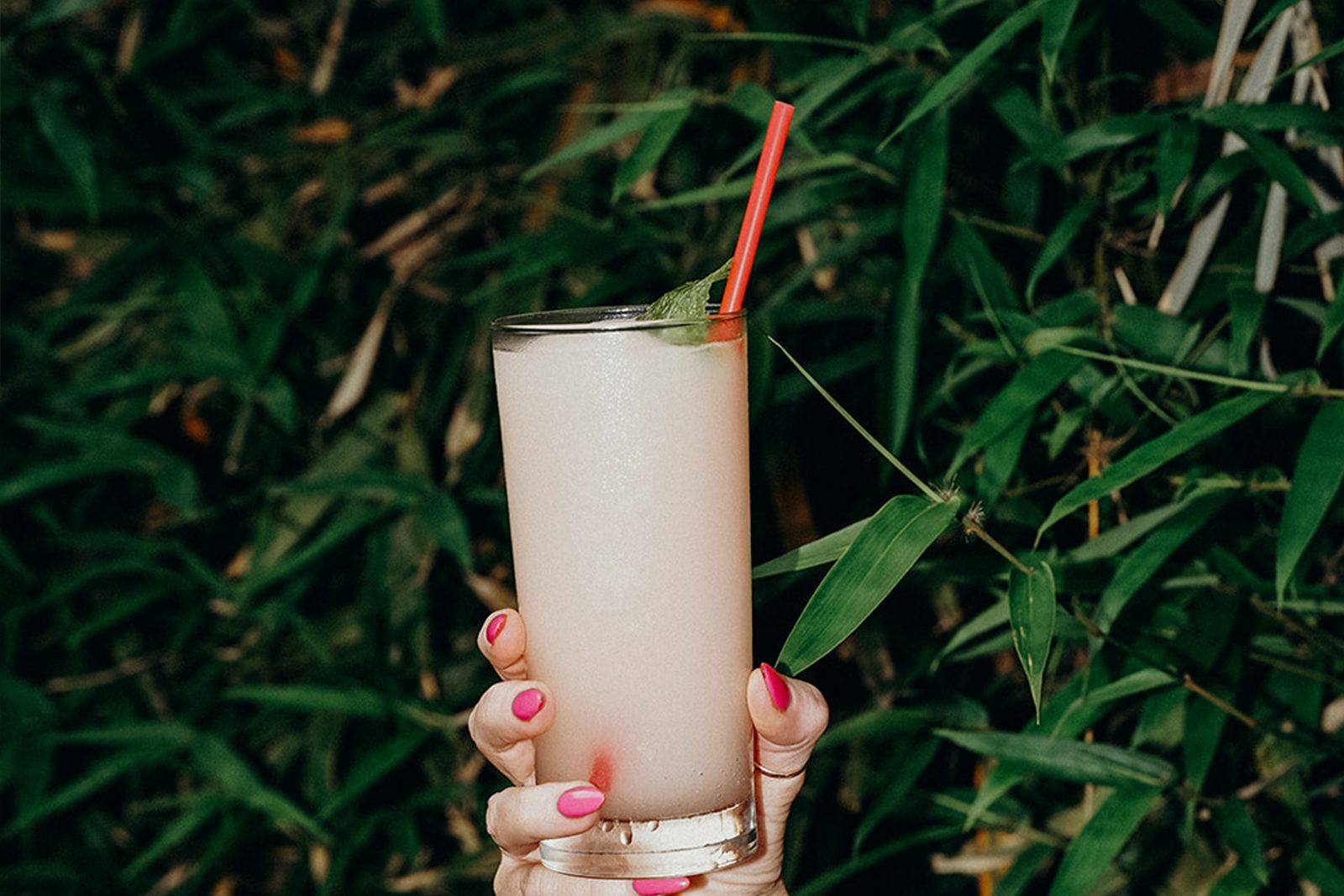 person hold a drink