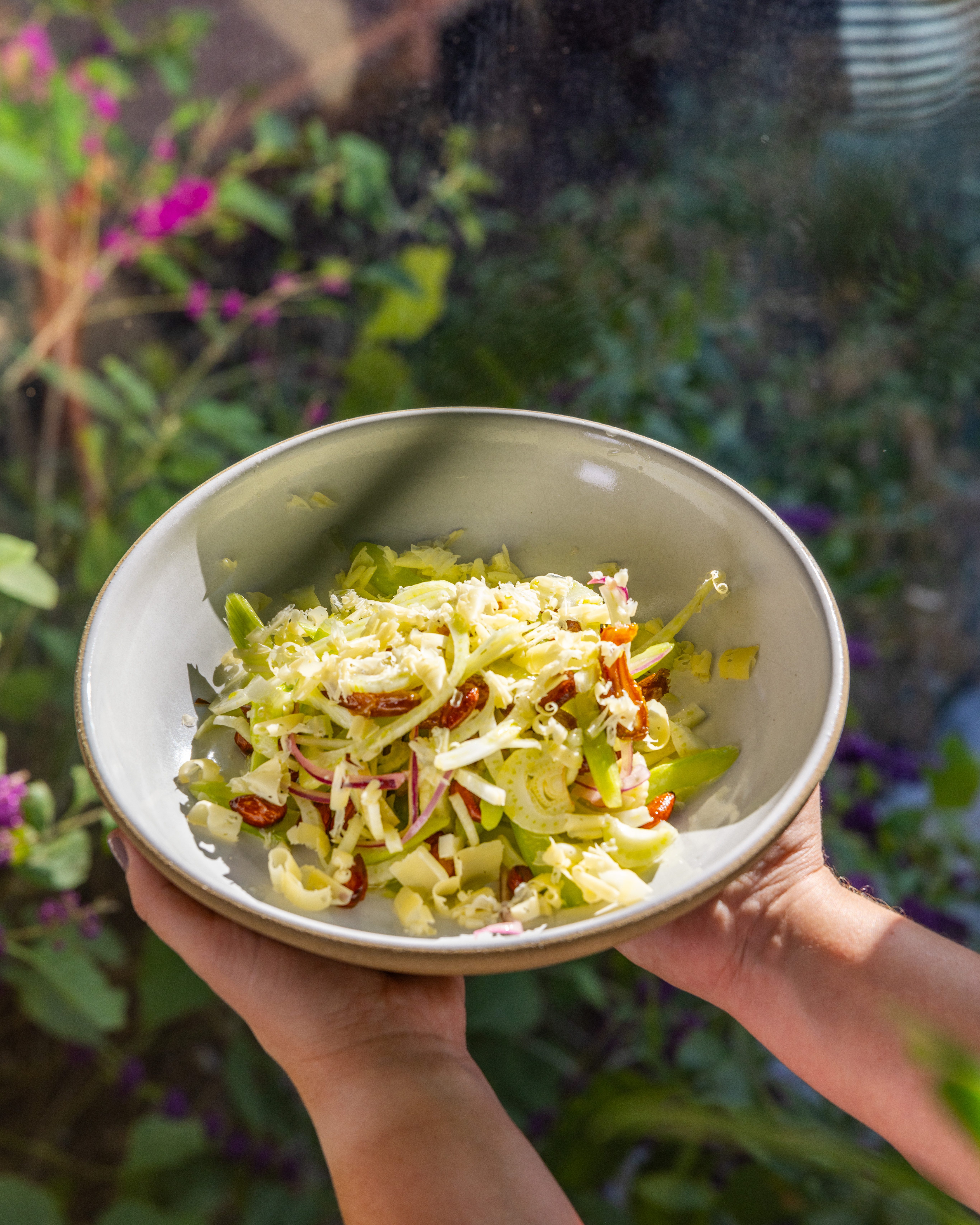 bowl of endive salad