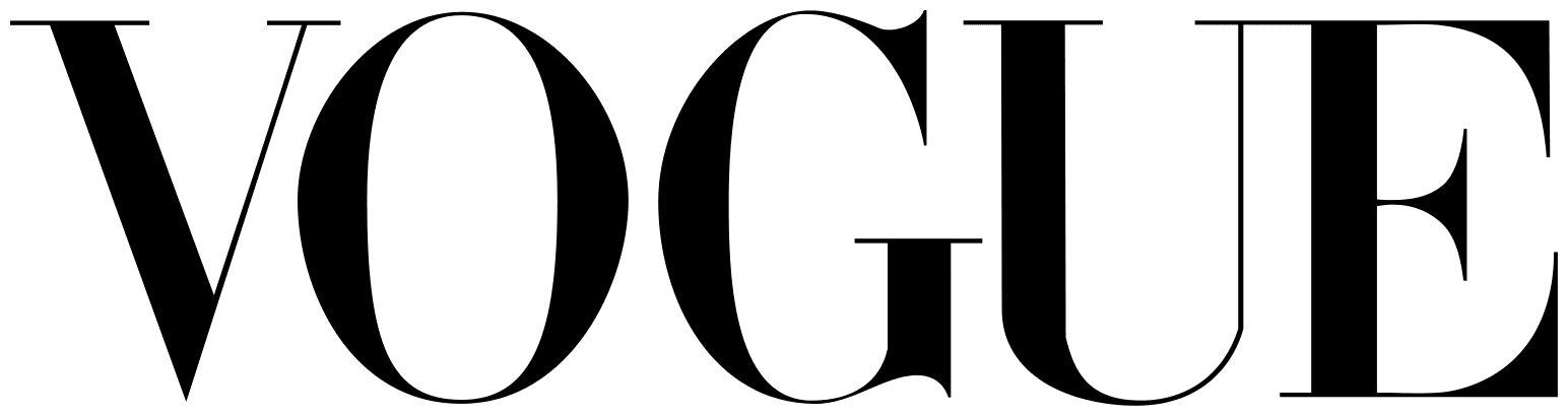Vogue text logo