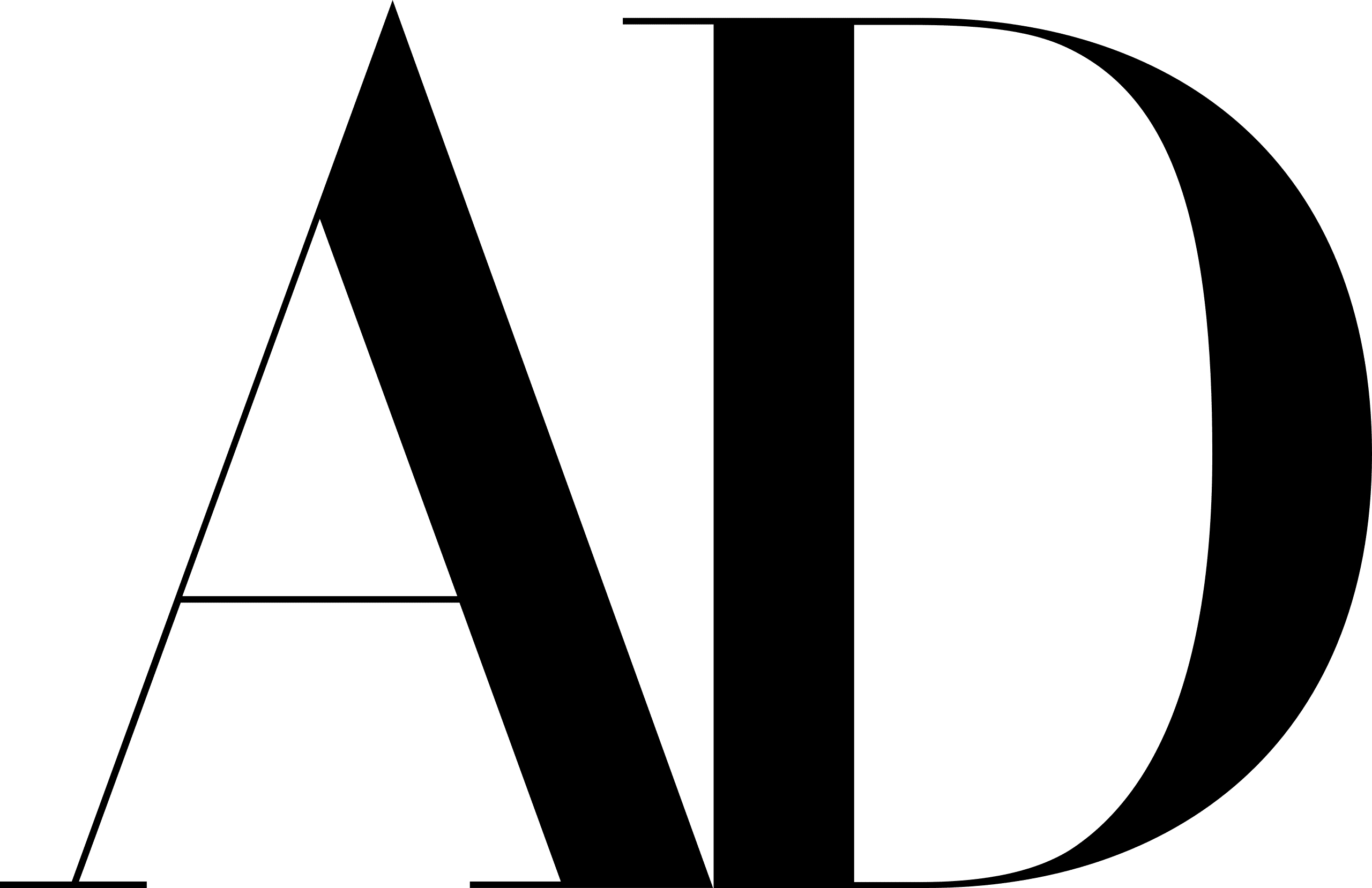 AD text logo