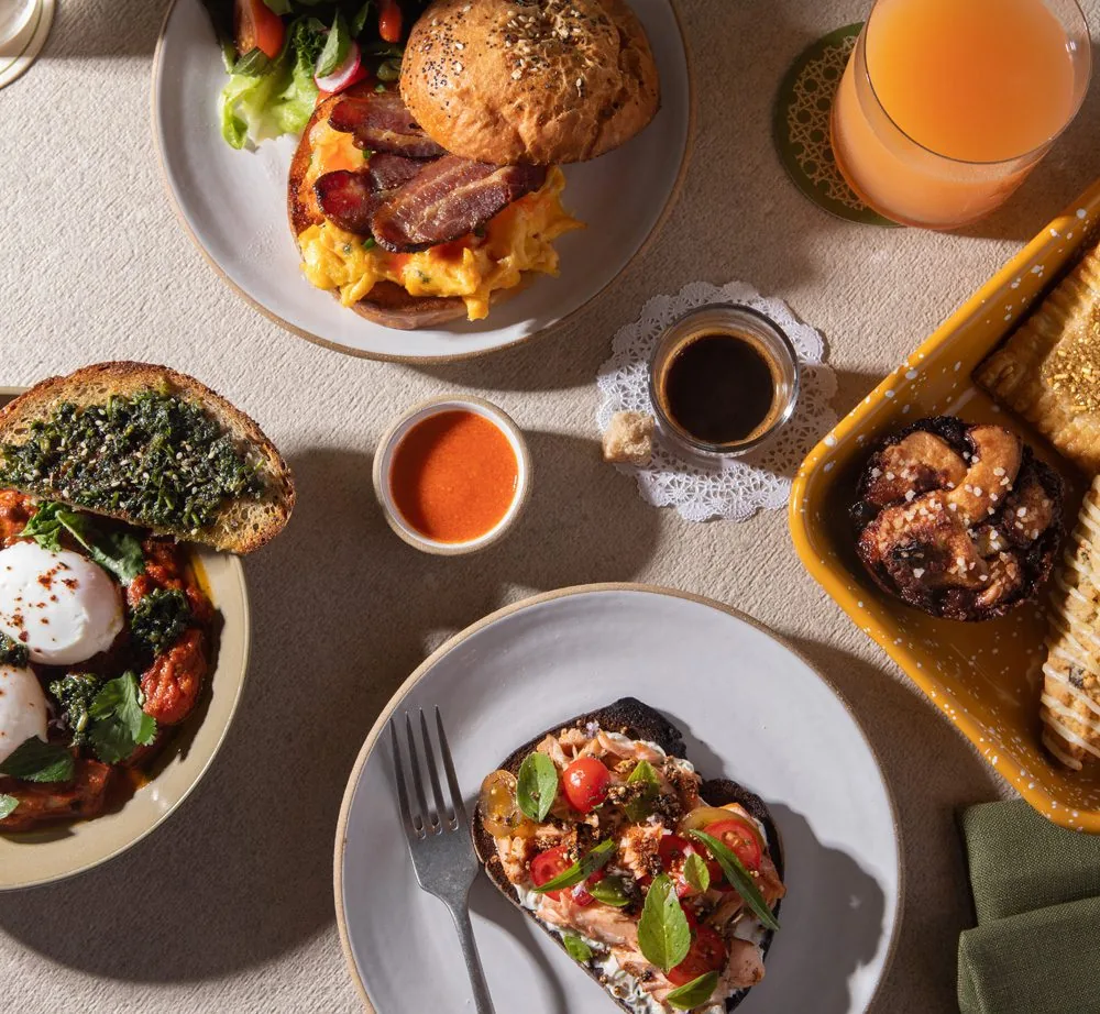 Summer House on Music Lane breakfast spread